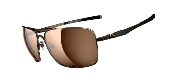 Oakley Okulary PLANTIFF SQUARED Brown Chrome/Bronze Polarized OO4063-06
