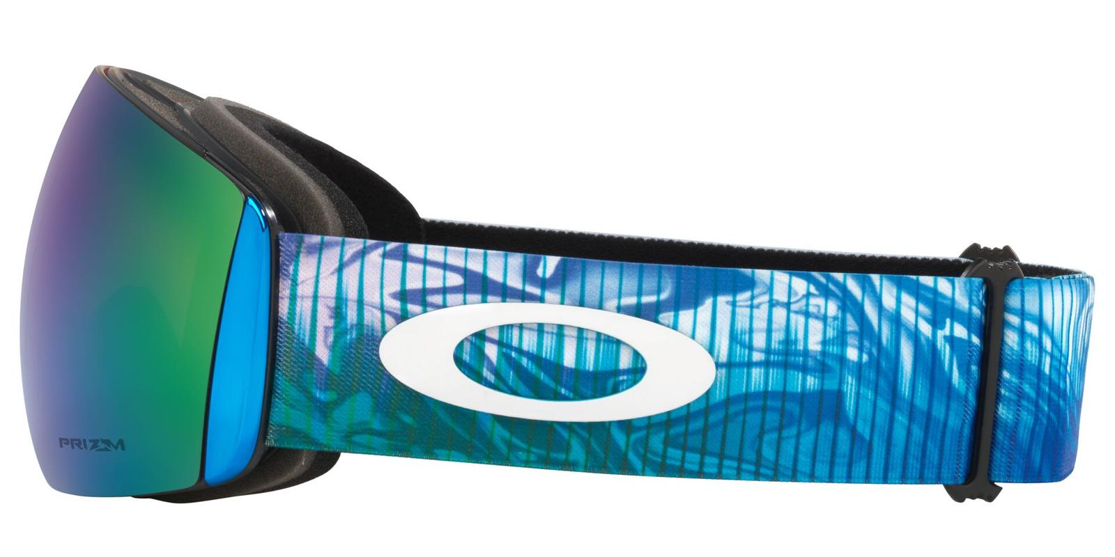 OAKLEY Gogle zimowe FLIGHT DECK L Abstract Blue/Prizm Snow Jade Iridium OO7050-B4