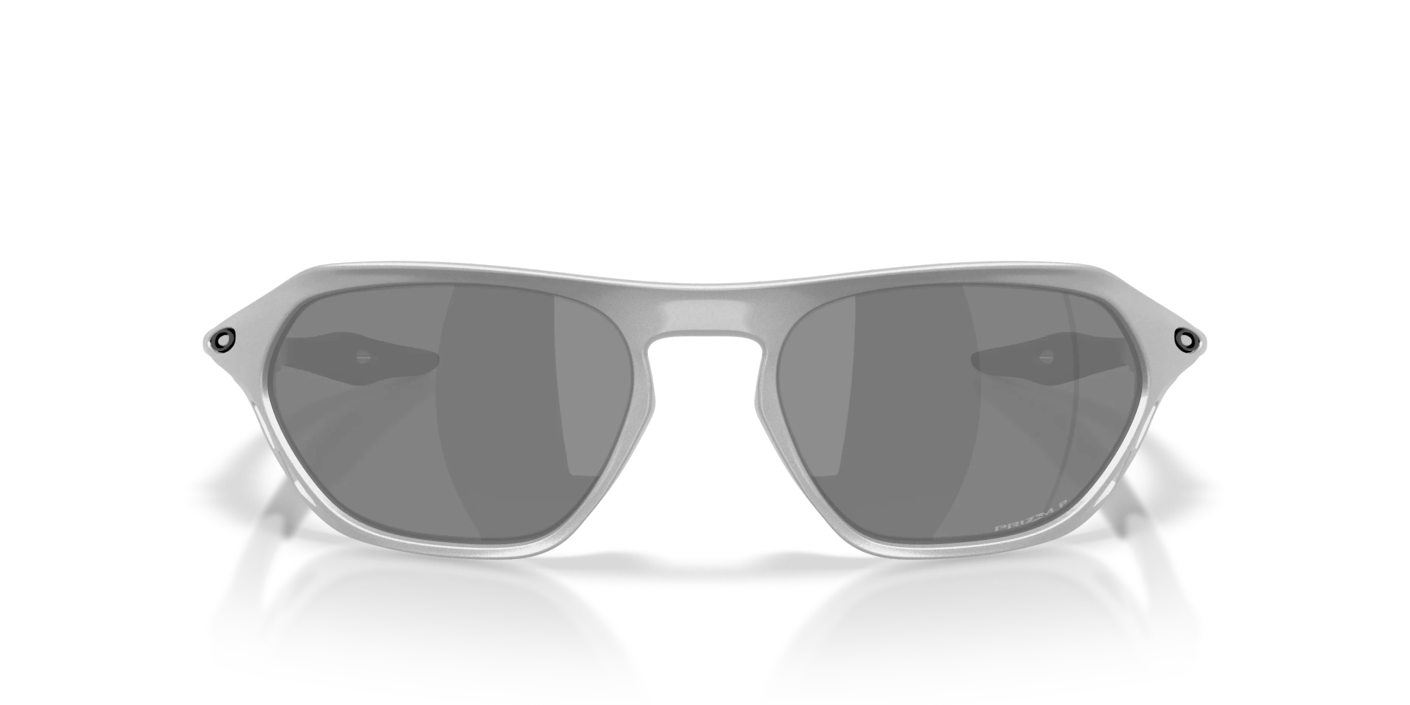 Oakley Okulary przeciwsłoneczne CAGE JACKET X Silver/Prizm Black Polarized OO9537-09