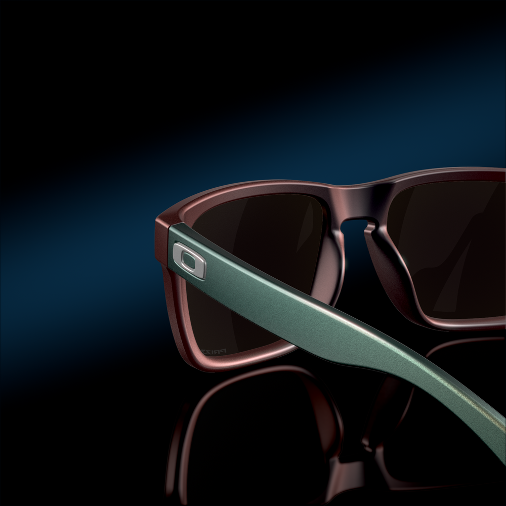 Oakley Okulary przeciwsłoneczne HOLBROOK Verve Collection Matte Black/Red Colorshift / Prizm Sapphire OO9102-W6