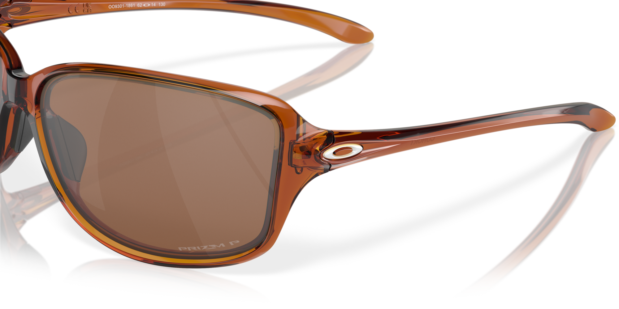 Oakley Sunglasses COHORT Dark Amber/Prizm Tungsten Polarized OO9301-19