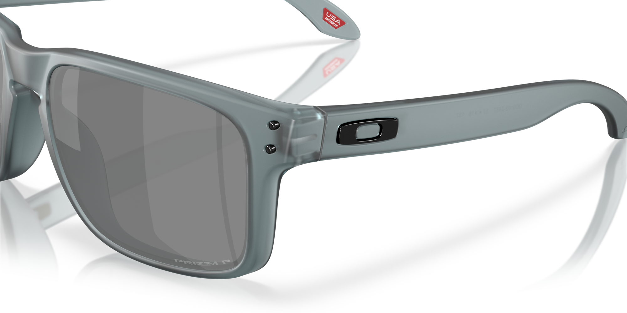 Oakley Okulary przeciwsłoneczne HOLBROOK Matte Crystal Black/Prizm Black Polarized OO9102-Z4