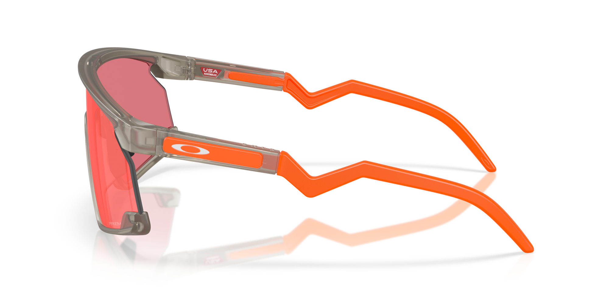 Oakley Okulary przeciwsłoneczne BXTR Matte Grey Ink/Prizm Trail Torch OO9280-14