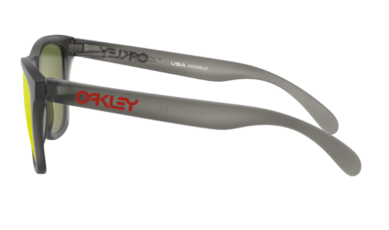 Oakley Sunglasses FROGSKINS Matte Grey Smoke / Prizm Ruby Polarized OO9013-F8