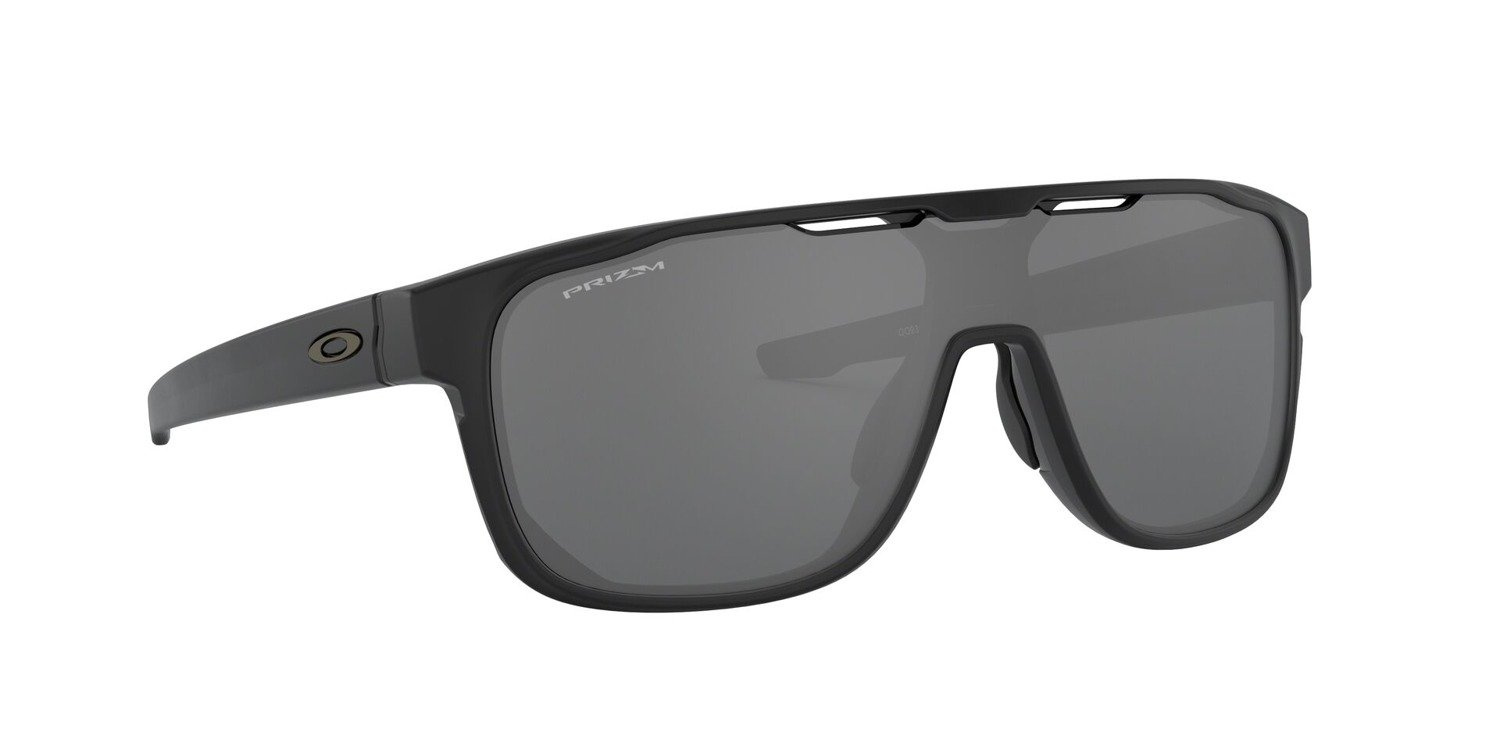 Oakley Okulary przeciwsłoneczne CROSSRANGE SHIELD Matte Black / Prizm Black OO9387-11