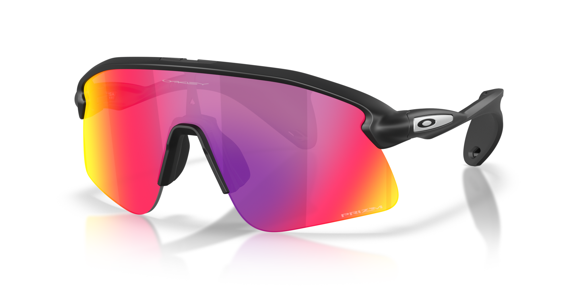 Oakley Okulary przeciwsłoneczne Stunt Devil S Matte Black / Prizm Road OO9518-02