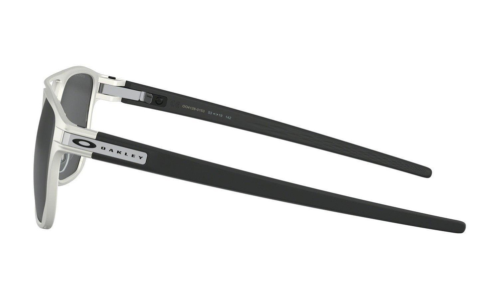 Oakley Okulary przeciwsłoneczne LATCH ALPHA Matte Silver/Prizm Black Polarized OO4128-01