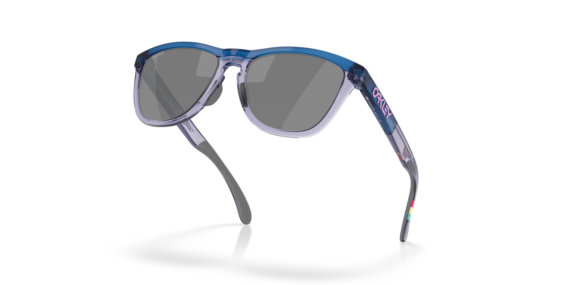 Oakley Okulary przeciwsłoneczne Matte Transparent Blue /Prizm Black FROGSKINS RANGE OO9284-16