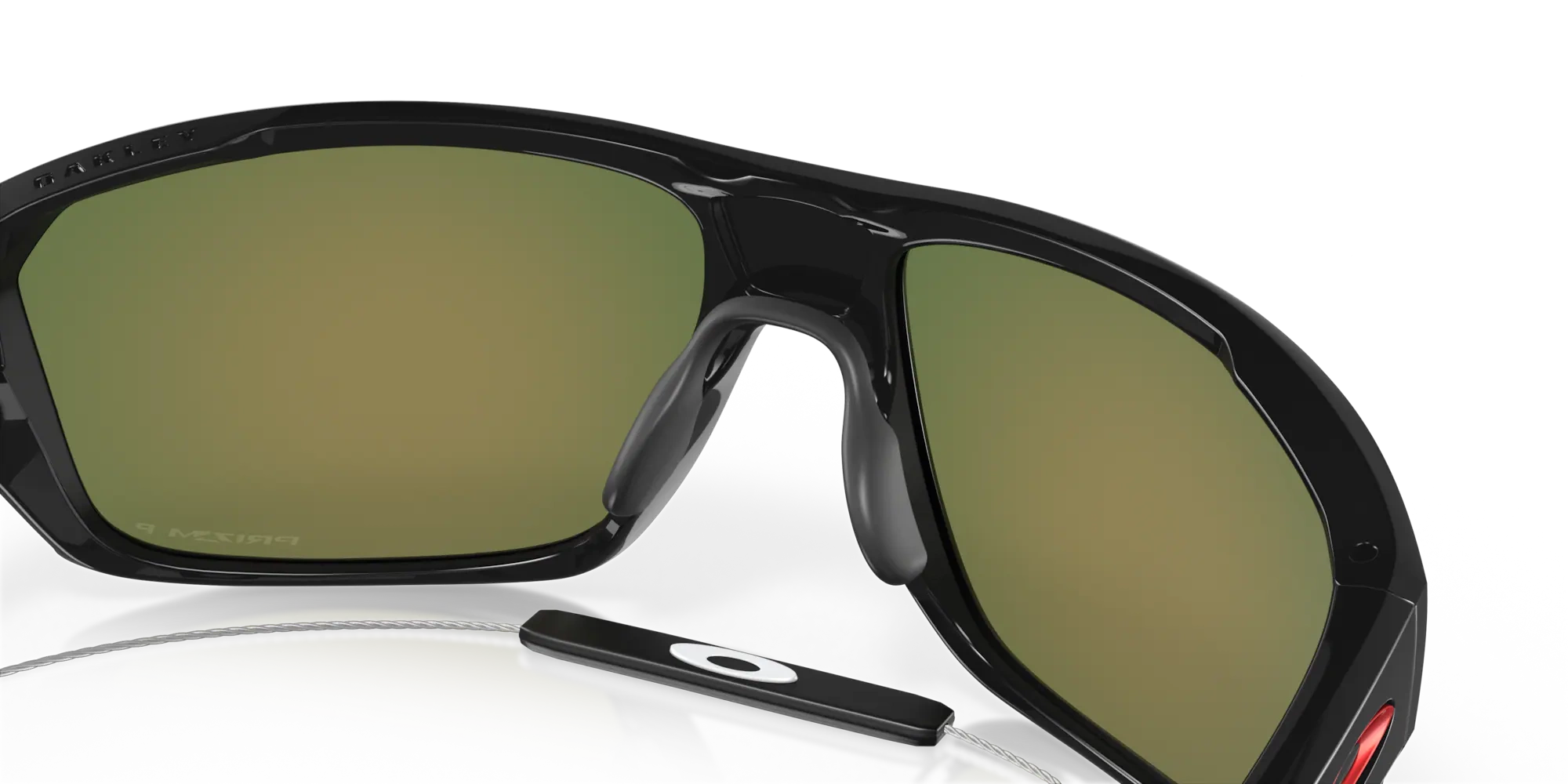 Oakley Okulary przeciwsłoneczne SPLIT SHOT Polished Black/Prizm Ruby Polarized OO9416-25