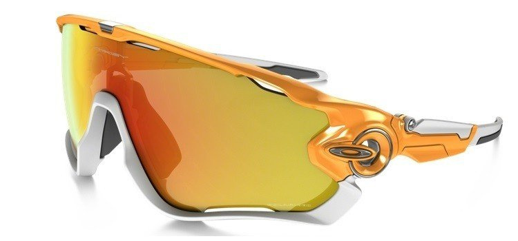 Oakley Sunglasses JAWBREAKER Atomic Orange/Fire Iridium Polarized OO9290-09