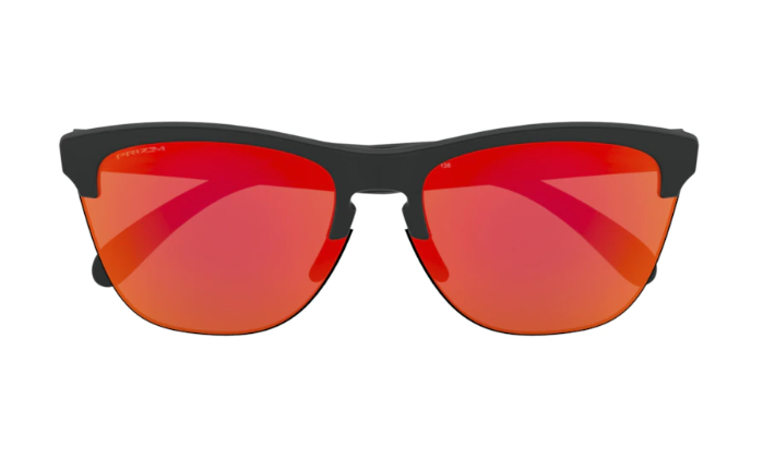 Oakley Sunglasses FROGSKINS Matte Black/Prizm Ruby OO9374-04