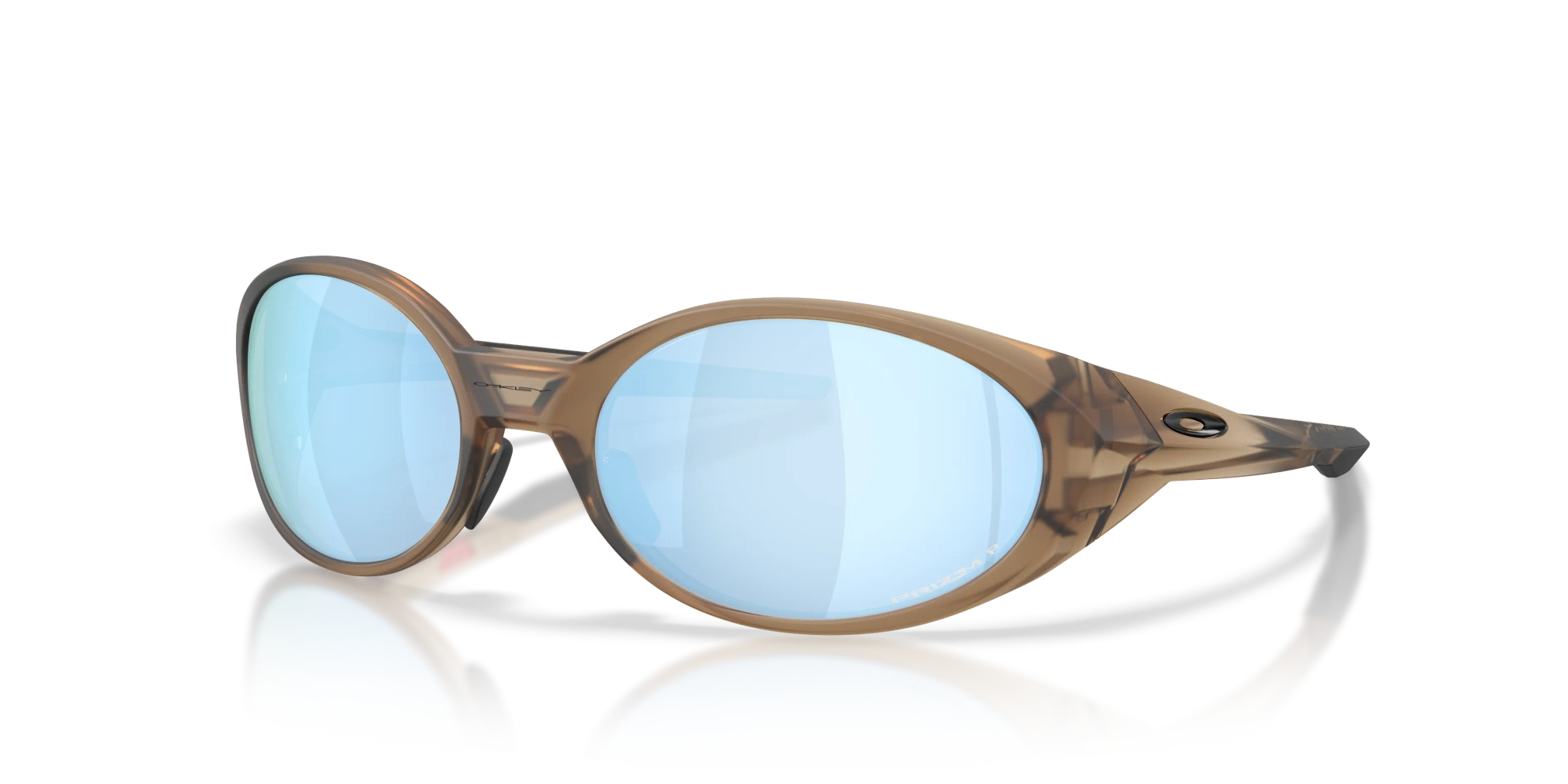 Oakley Sunglasses EYEJACKET REDUX Matte Brown Smoke/Prizm Deep Water Polarized OO9438-45