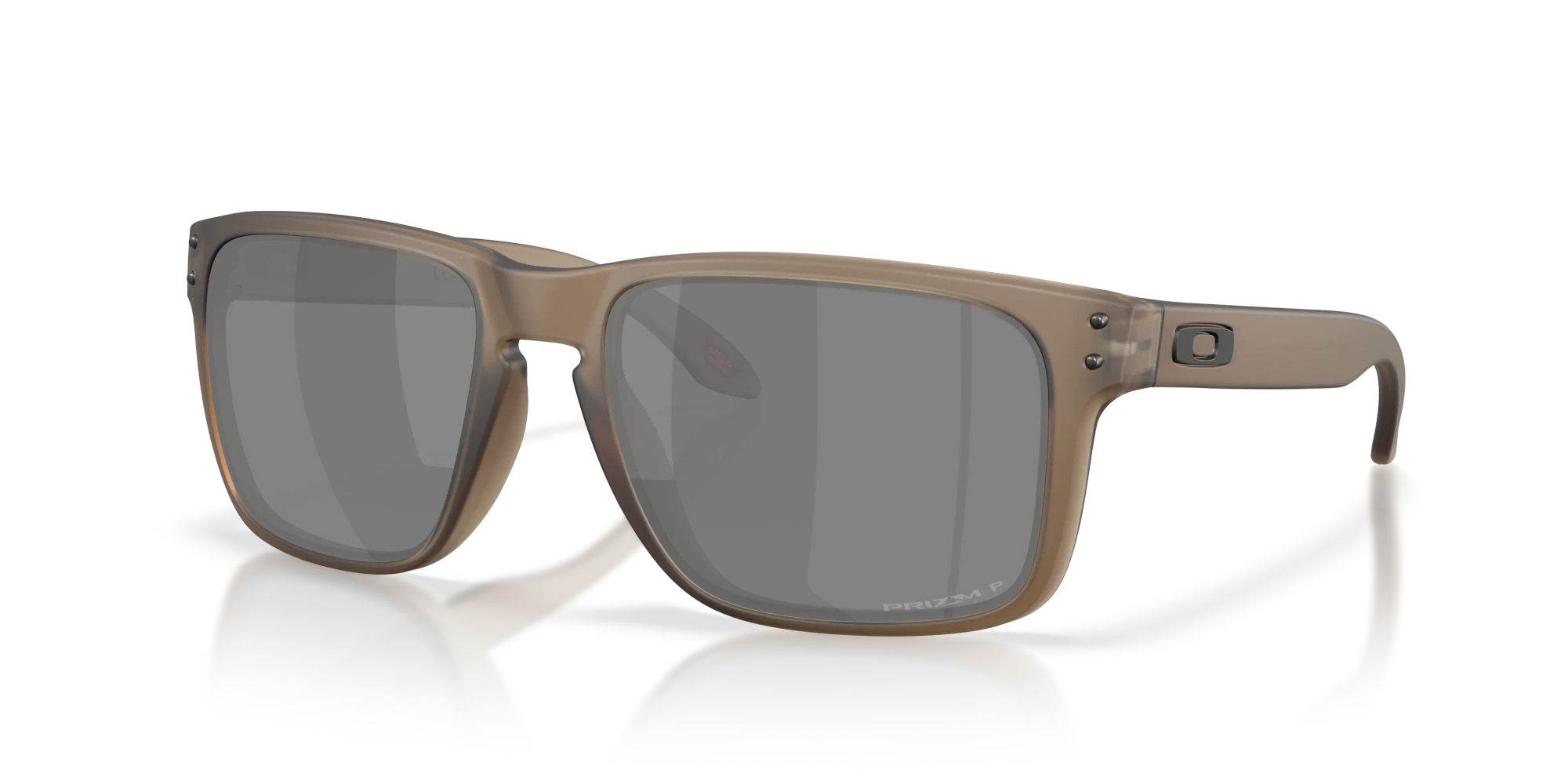 Oakley Sunglasses HOLBROOK XL Obscura Collection Matte Brown Smoke/Prizm Black Polarized OO9417-57