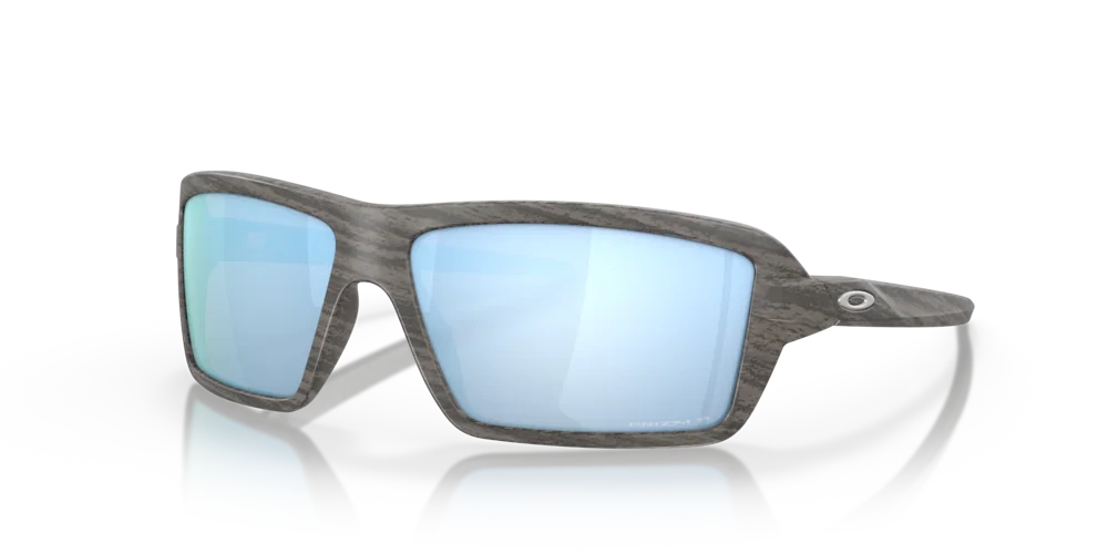 Oakley Sunglasses CABLES Woodgrain, Prizm Deep Water Polarized OO9129-06