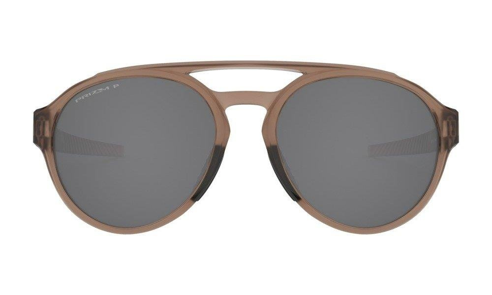 Oakley Okulary przeciwsłoneczne FORAGER Matte Brown Smoke/Prizm Black Polarized OO9421-09