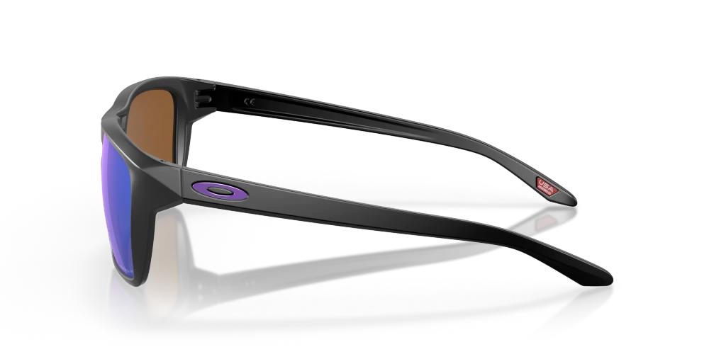 Oakley Okulary przeciwsłoneczne SYLAS Matte Black/Prizm Violet Polarized OO9448-13