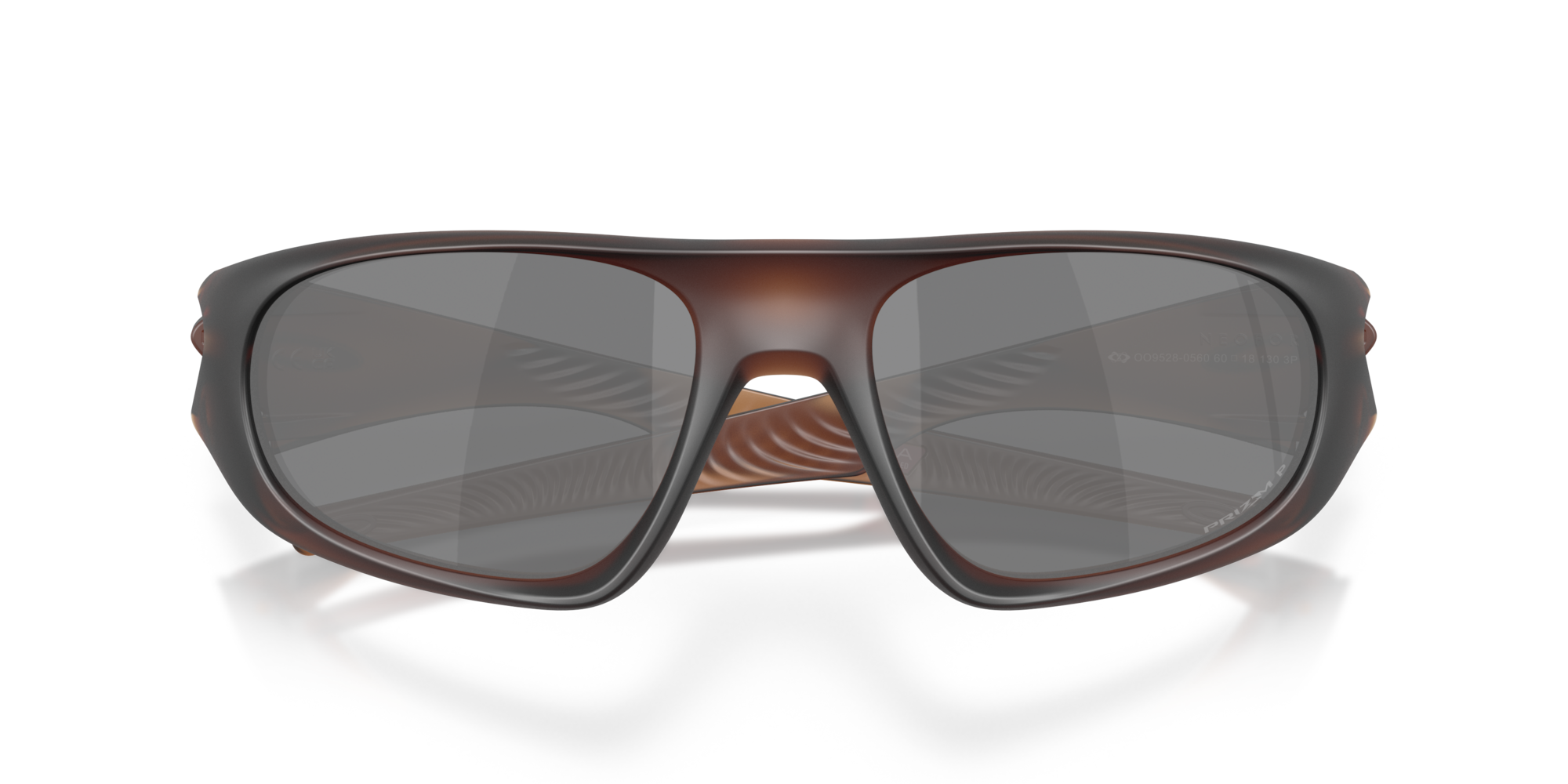 Oakley Okulary przeciwsłoneczne NEOFORMA Matte Rootbeer / Prizm Black Polarized OO9528-05
