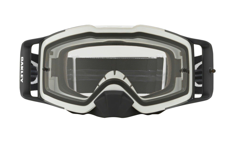 Gogle FRONT LINE MX/MTB Matte White Speed/Clear OO7087-05