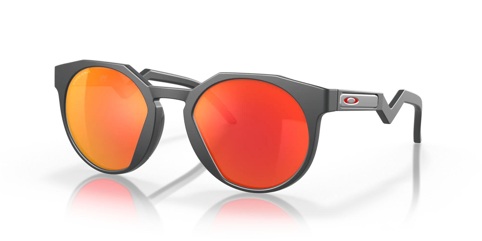 Oakley Sunglasses HSTN (A) Matte Carbon/Prizm Ruby OO9464A-03