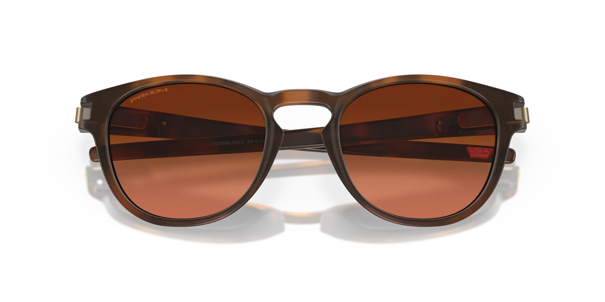 Oakley Okulary przeciwsłoneczne LATCH Matte Brown Tortoise, Prizm Brown Gradient OO9265-60