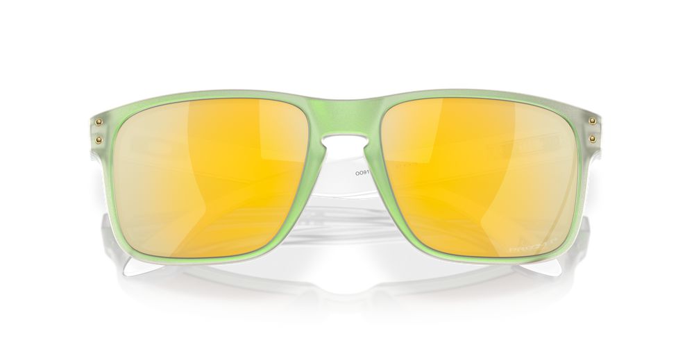 Oakley Sunglasses HOLBROOK Re-Discover Collection Dark Jade Opaline/Prizm 24k Polarized OO9102-Y0