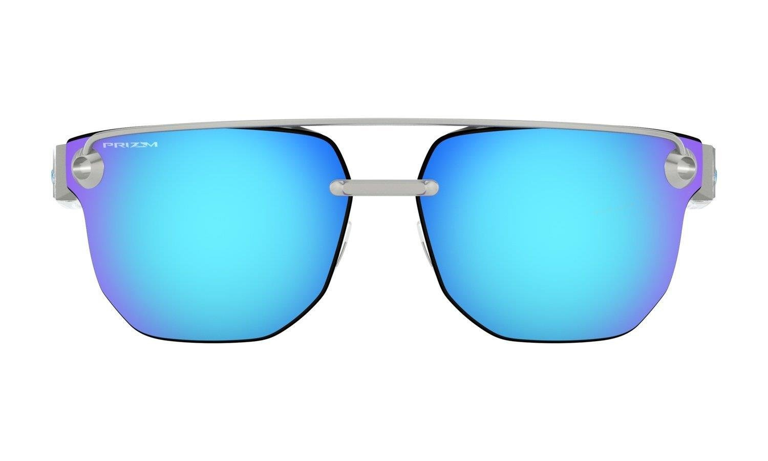 Oakley Sunglasses CHRYSTL Satin Chrome/Prizm Sapphire OO4136-08