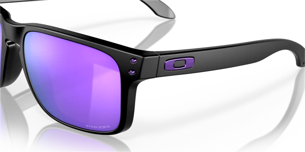 Oakley Sunglasses HOLBROOK Matte Black/Prizm Violet OO9102-K6