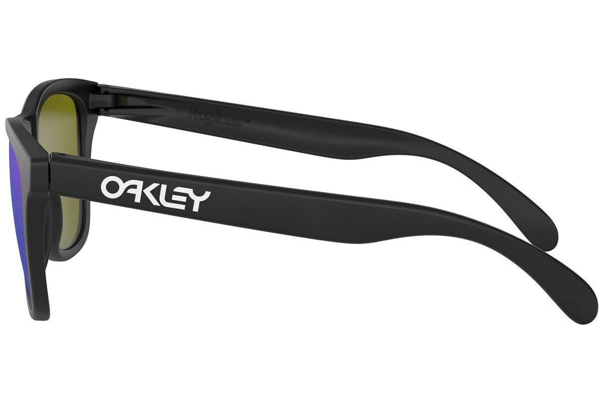 Oakley Sunglasses Frogskins Matte Black/Violet Iridium 24-298