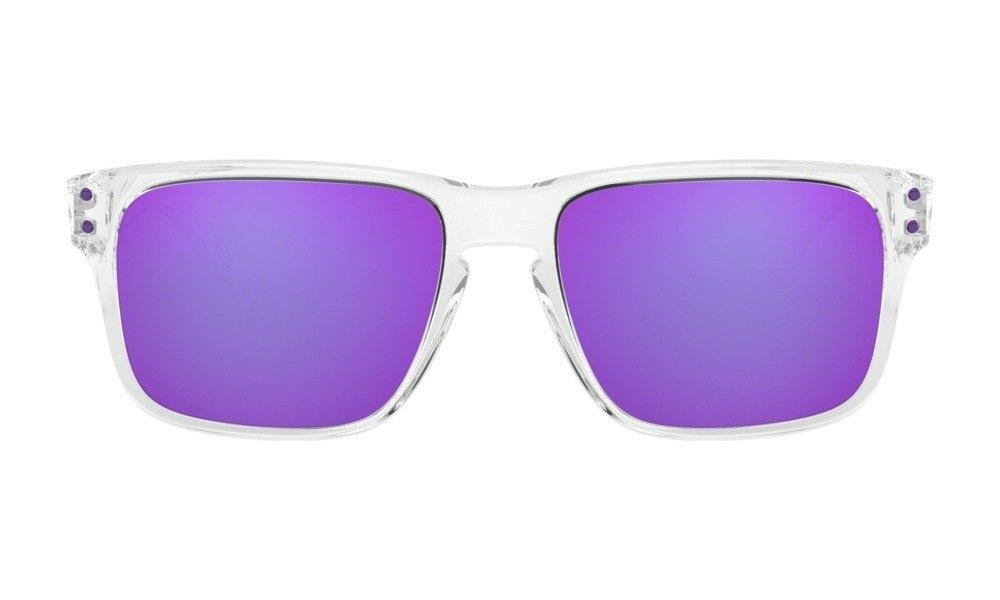 Oakley Okulary przeciwsłoneczne Dziecięce HOLBROOK XS Polished Clear/Violet Iridium OJ9007-02