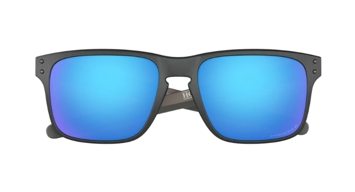 Oakley Okulary przeciwsłoneczne HOLBROOK MIX Steel / Prizm Sapphire Polarized OO9384-10