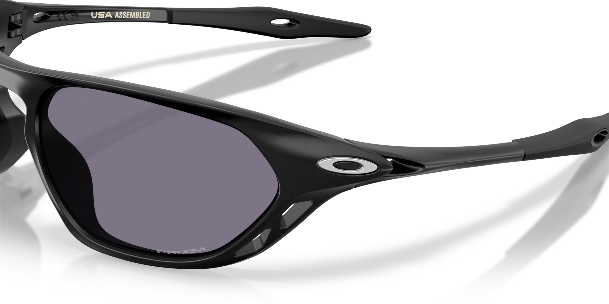 Oakley Sunglasses CAGE JACKET Matte Black/Prizm Grey OO9537-01