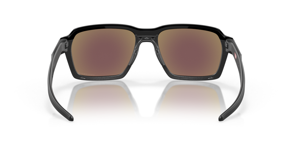 Oakley Okulary przeciwsłoneczne PARLAY Steel/Prizm Sapphire Polarized OO4143-05