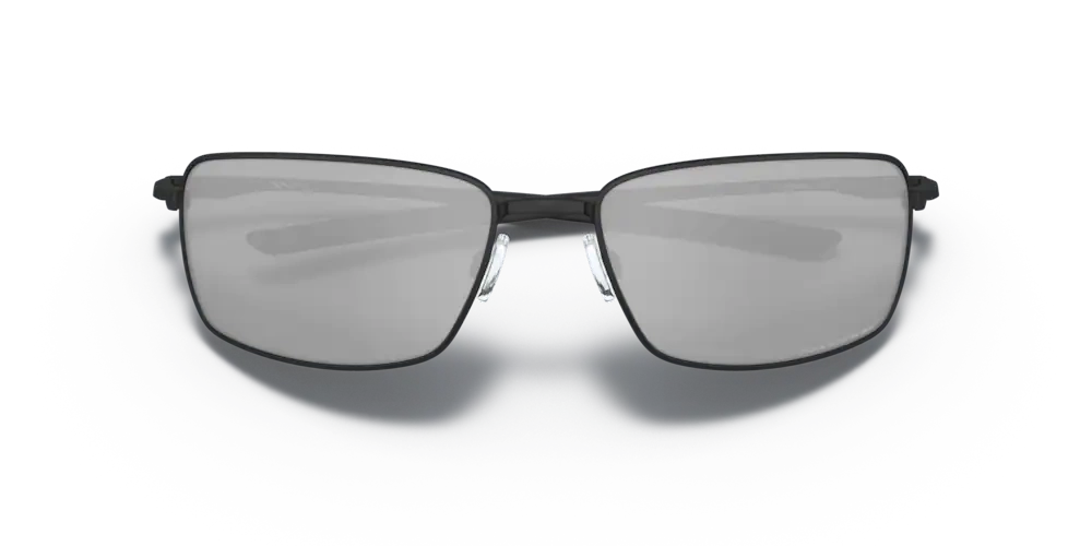 Oakley Sunglasses SQUARE WIRE Matte Black/Black Iridium Polarized OO4075-05
