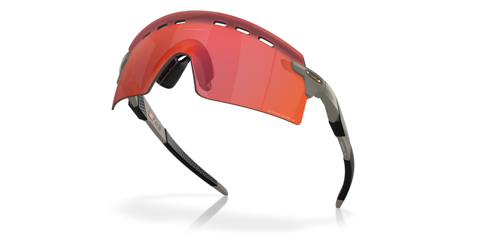 Oakley Okulary przeciwsłoneczne ENCODER STRIKE VENTED Matte Onyx / Prizm Trail Torch OO9235-08