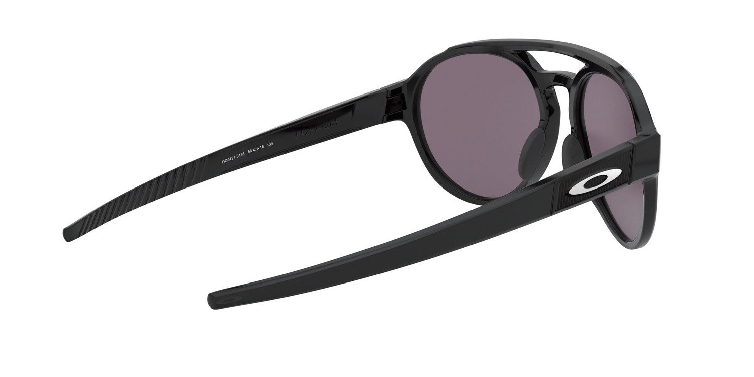 Oakley Okulary przeciwsłoneczne FORAGER Polished Black / Prizm Grey OO9421-01