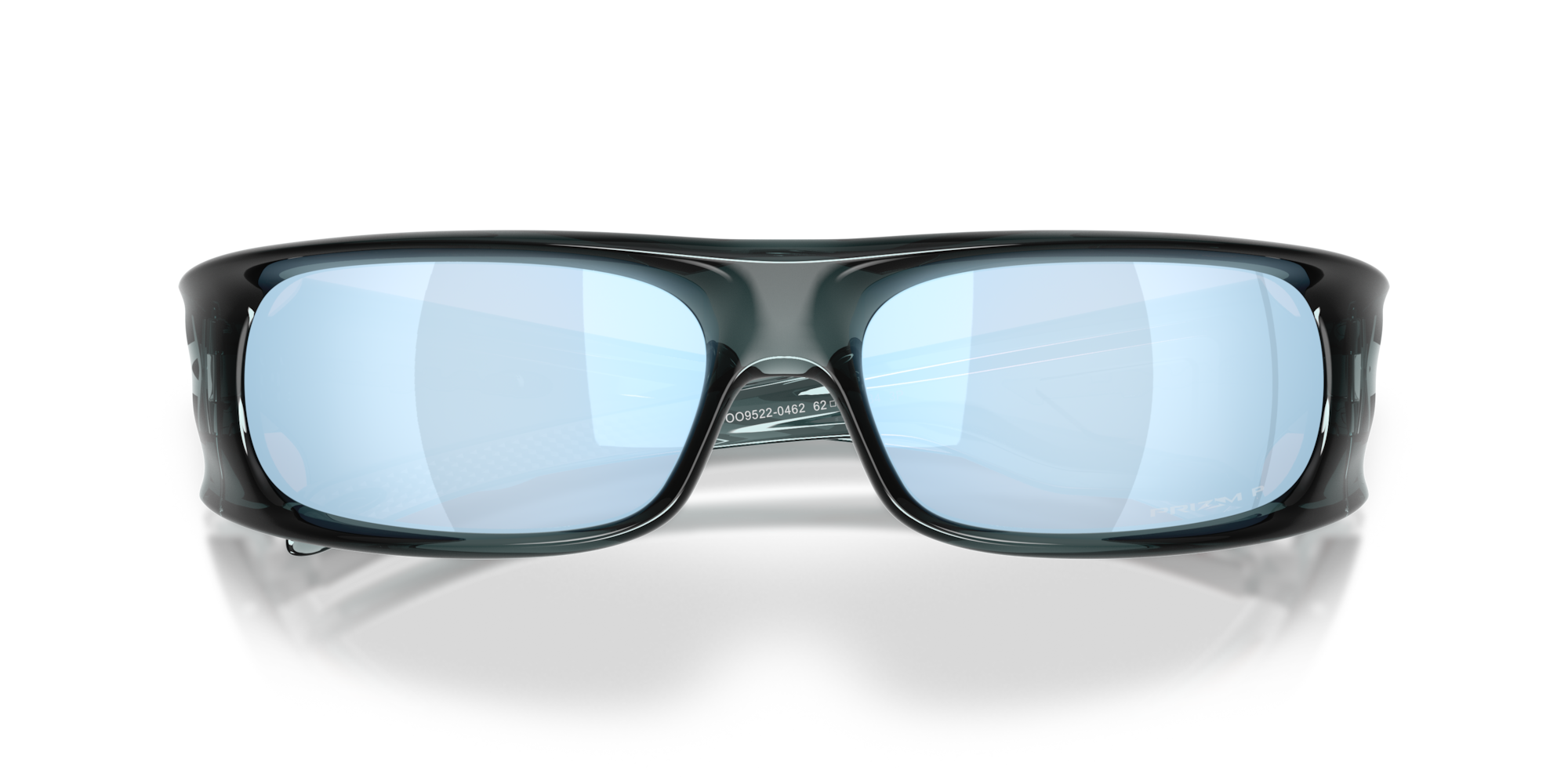 Oakley Okulary przeciwsłoneczne HIGHLAND Crystal Black / Prizm Deep Water Polarized OO9522-04