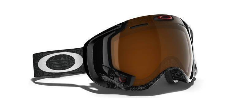 OAKLEY Gogle AIRWAVE™ 1.5 Silver Text/Black Iridium 59-448