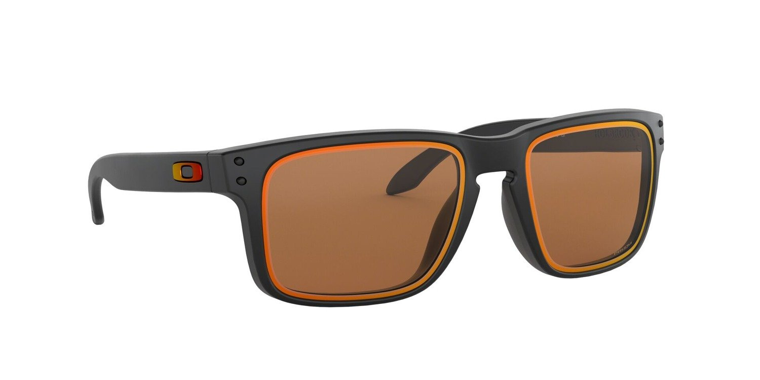 Oakley Okulary przeciwsłoneczne HOLBROOK Matte Black/Prizm Bronze Ruby Alt Iridium OO9102-G8