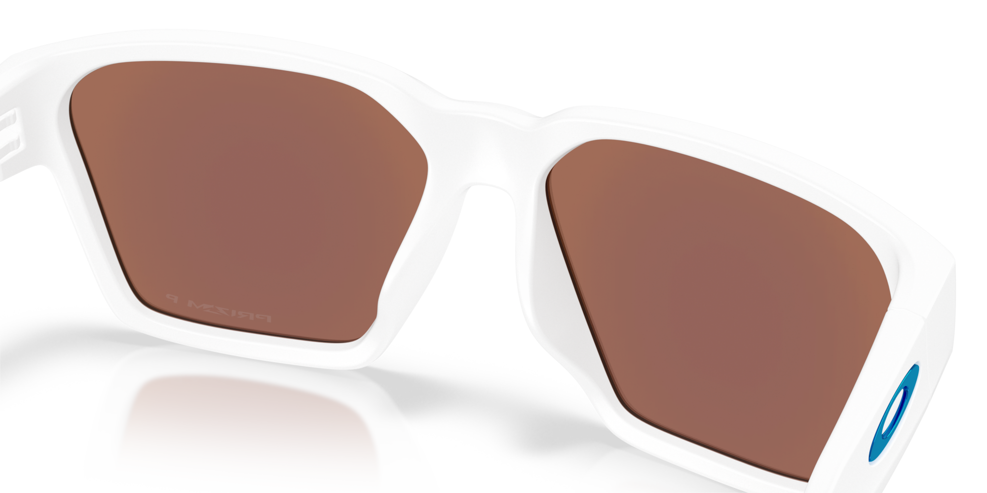 Oakley Okulary przeciwsłoneczne Briza Matte White / Prizm Deep Water Polarized OO9497-04