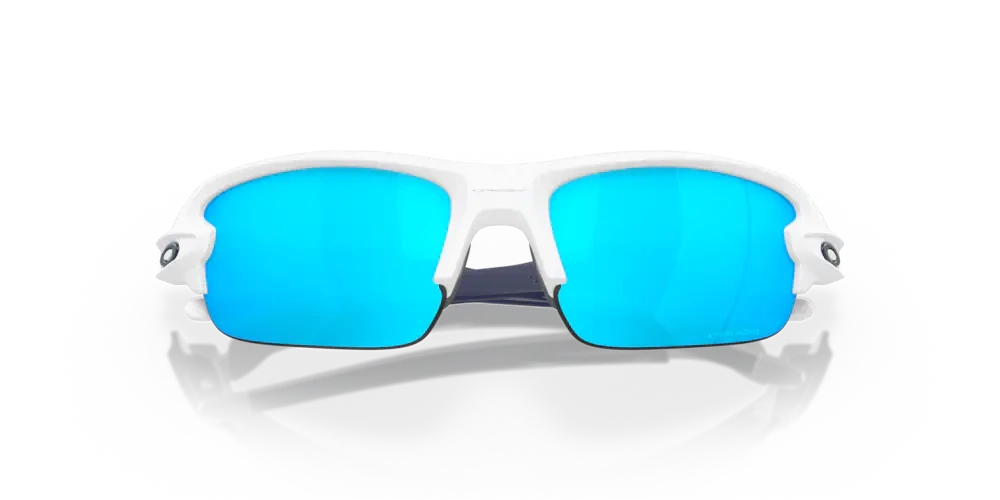 Oakley Okulary przeciwsłoneczne Dziecięce FLAK XXS Matte White, Prizm Sapphire OJ9008-07