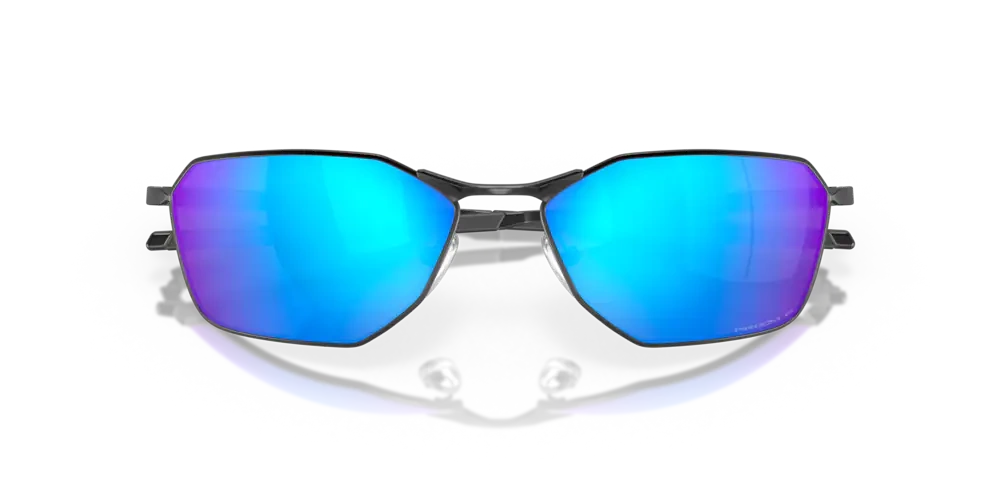 Oakley Okulary przeciwsłoneczne SAVITAR Satin Black/Prizm Sapphire Polarized OO6047-05