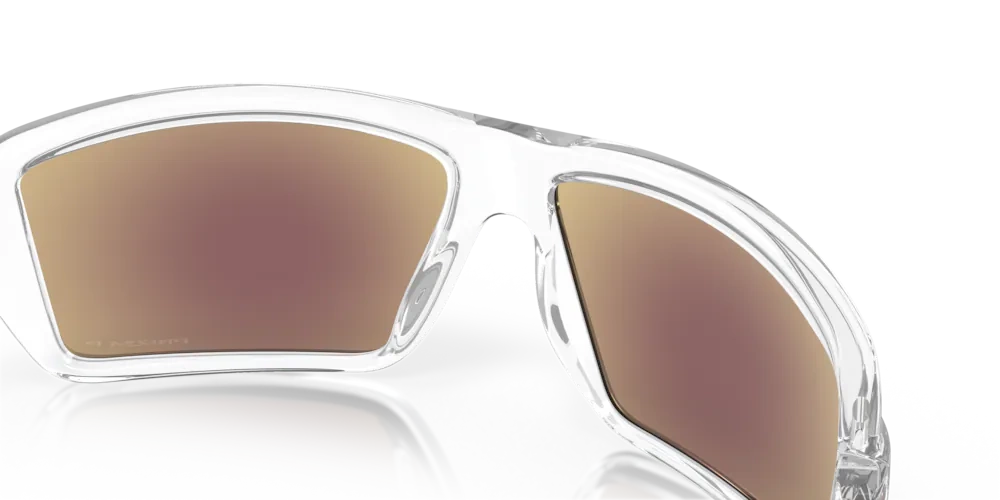 Oakley Sunglasses CABLES OO9129-05 Polished Clear, Prizm Sapphire Polarized