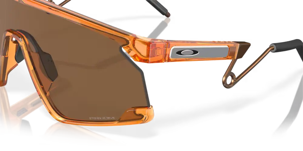 Oakley Okulary przeciwsłoneczne BXTR METAL Coalesce Collection Transparent Ginger / Prizm Bronze OO9237-10