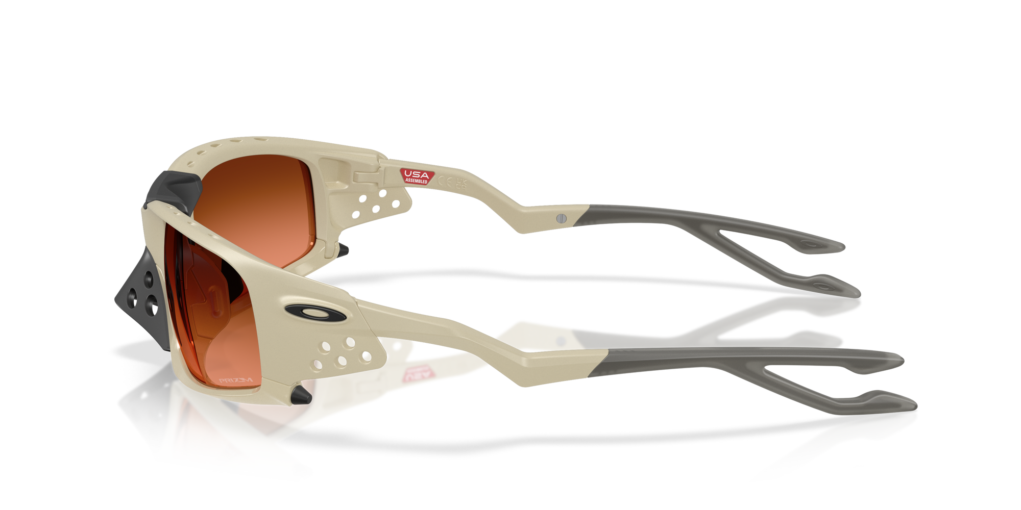 Oakley Okulary przeciwsłoneczne PLANTARIS SQ Matte Sand / Prizm Brown Gradient OO9529-03