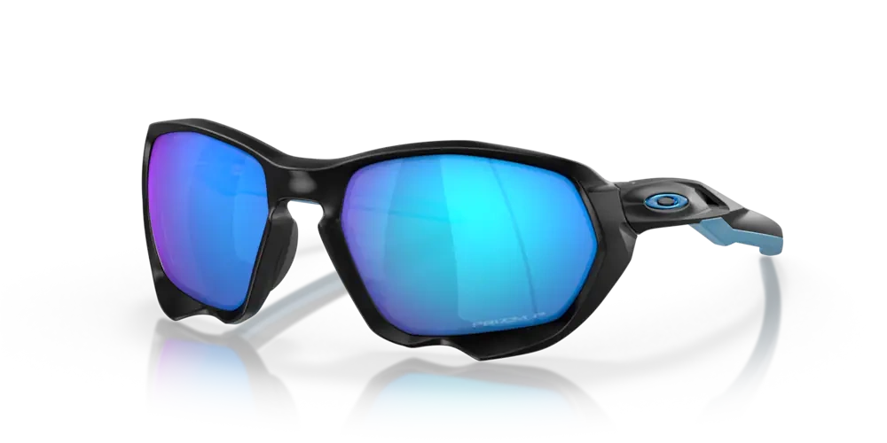 Oakley Sunglasses PLAZMA Matte Black/Prizm Sapphire Polarized OO9019-08