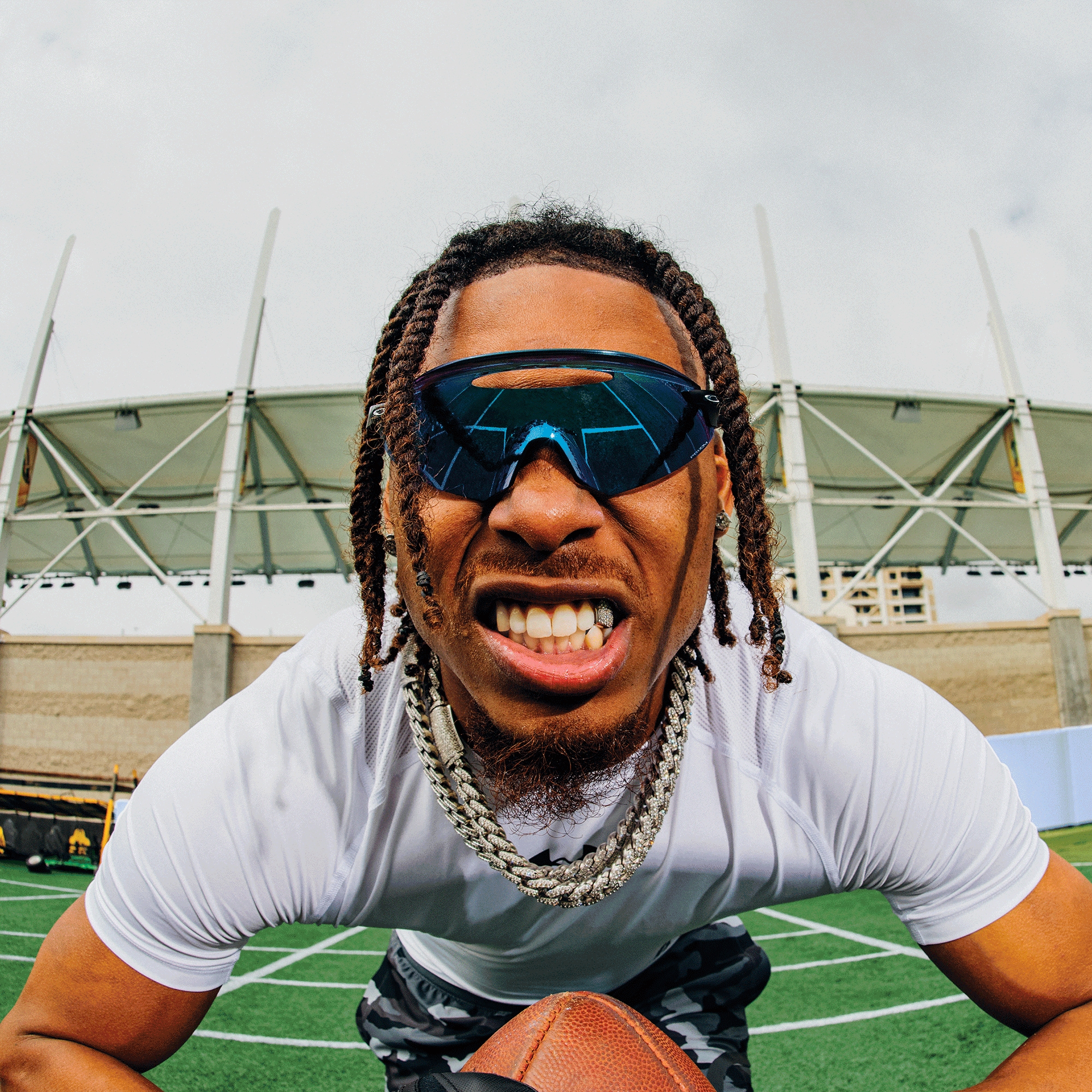 Oakley Sunglasses ENCODER ELLIPSE Matte Navy/ Prizm Sapphire OO9407-04