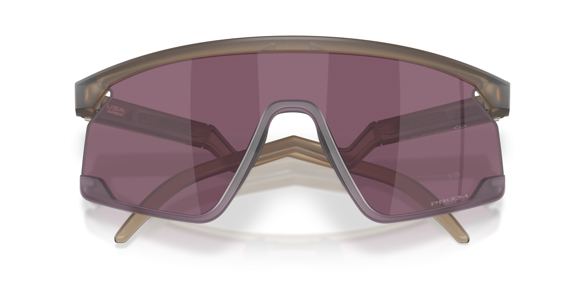 Oakley Okulary przeciwsłoneczne BXTR Obscura Collection Matte Brown Smoke/Prizm Road Black OO9280-22