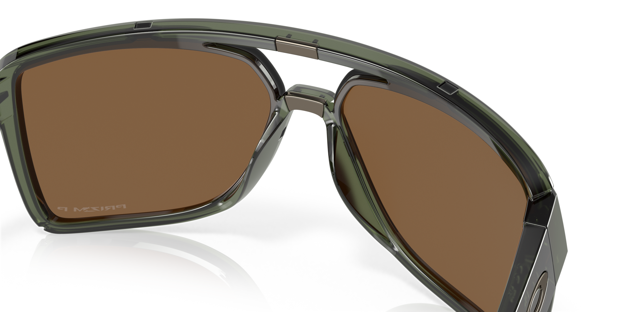 Oakley Okulary przeciwsłoneczne z polaryzacją Catel Olive Ink, Prizm Tungsten Polarized OO9147-04