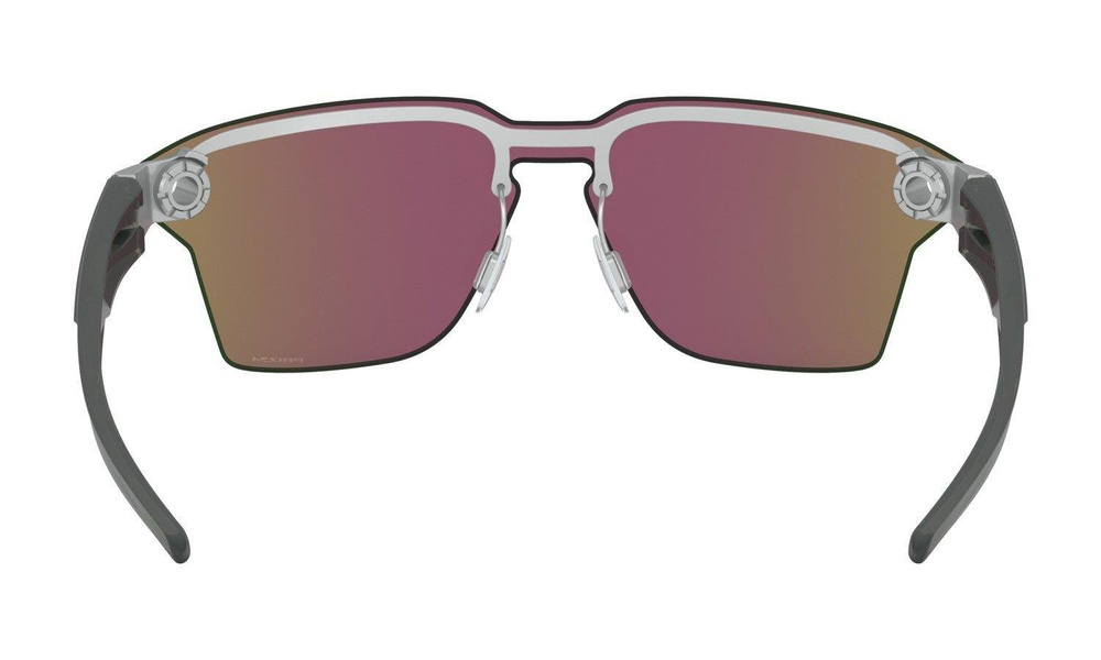 Oakley Okulary przeciwsłoneczne LUGPLATE Satin Chrome/Prizm Sapphire OO4139-03