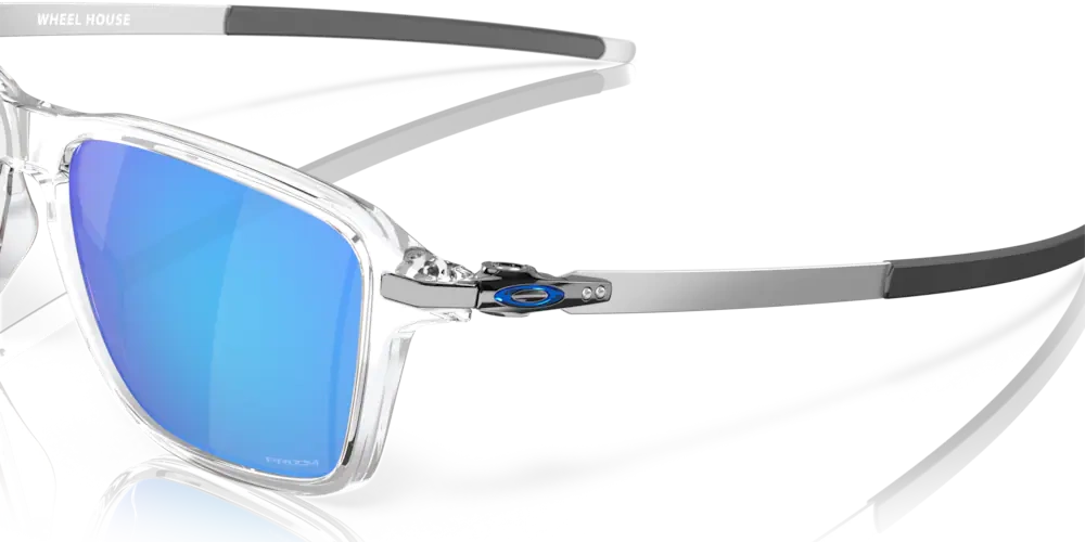 Oakley Okulary przeciwsłoneczne WHEEL HOUSE Polished Clear/Prizm Sapphire OO9469-02